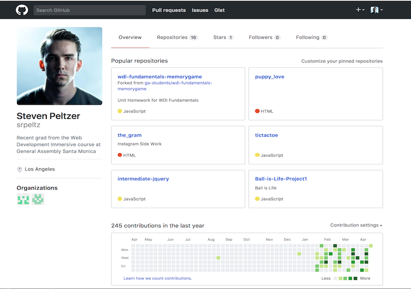 Github Profile